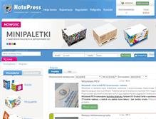 Tablet Screenshot of notapress.pl